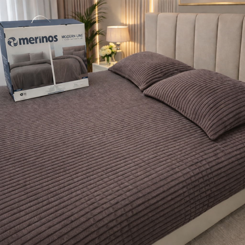 Set 3/1 plišane posteljine – Deka 220×240 cm + 2 jastučnice 50×70 cm