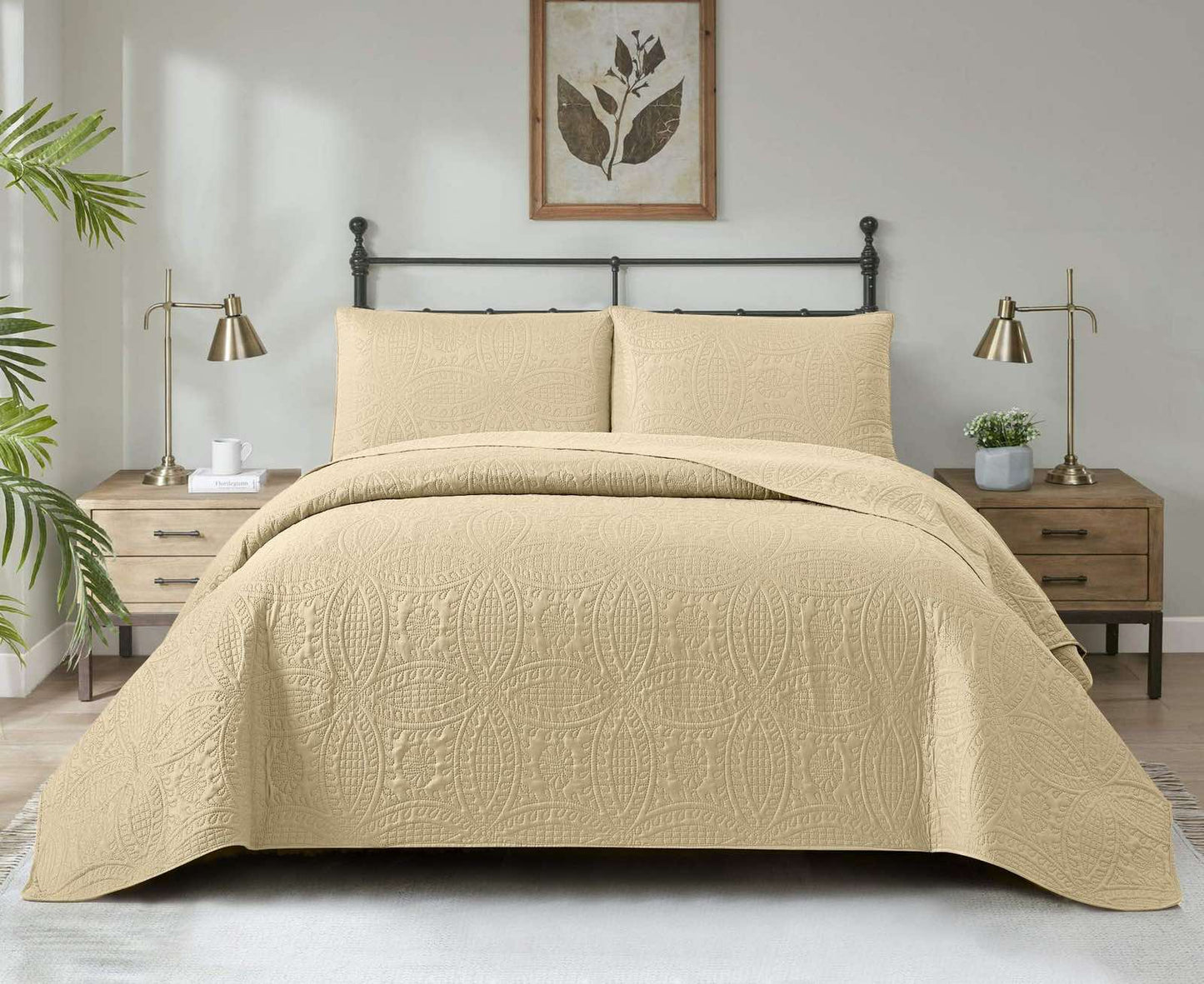 Pamučni prekrivač set 3/1 – 220x240 cm + 2 jastučnice 50x70 cm