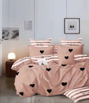Jednokrevetna višebojna pamučna posteljine. Sadrži: plahta 150x220 cm, navlaka za jorgan 140x200 cm, jastučnica 50x70 cm
