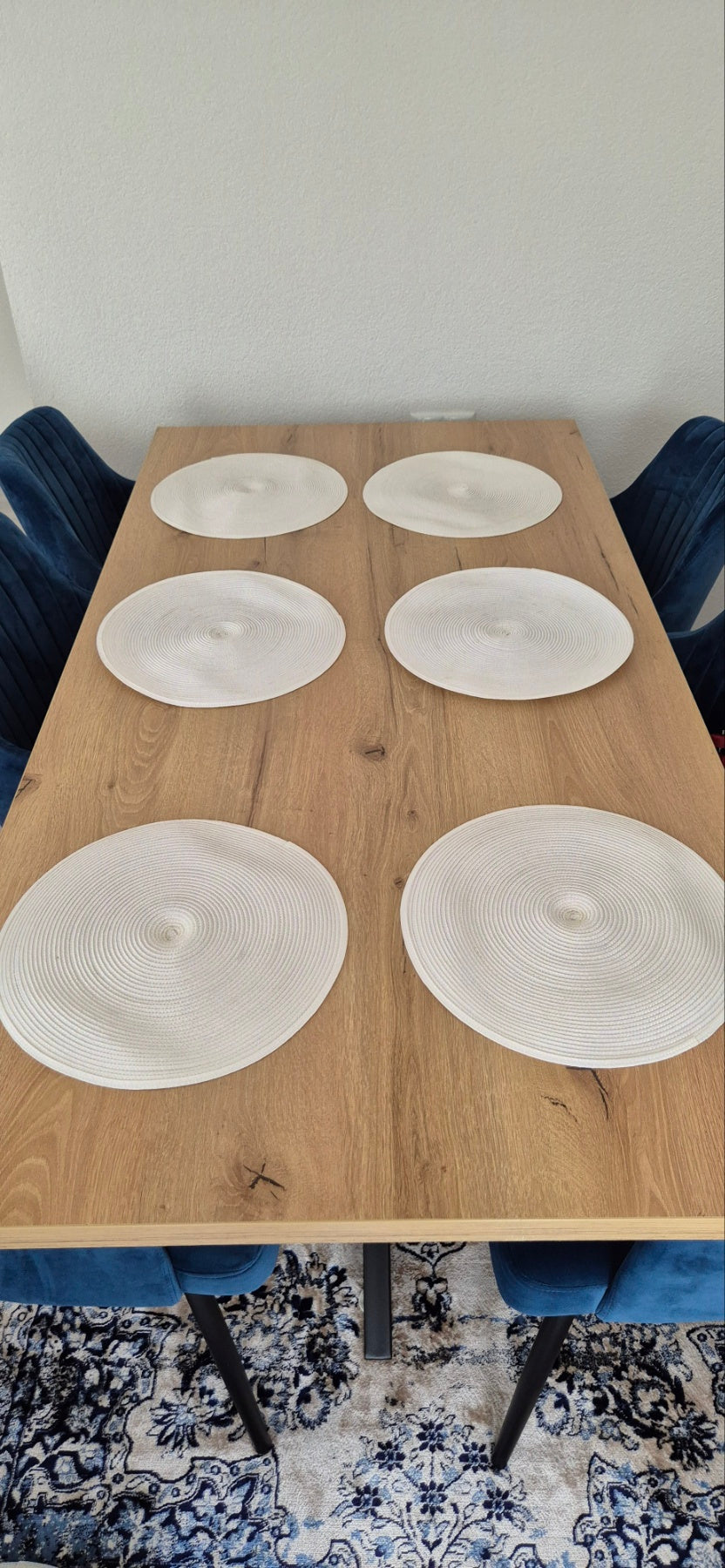 Podmetači za stol 6/1 38cm bijela