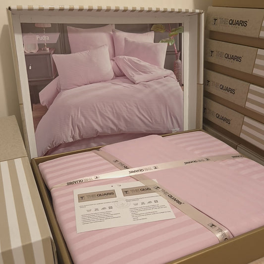 Deluxe saten pamuk posteljina set 4/1 uključuje: plahtu 240x240cm, navlaku 220x200cm i dvije jastučnice 50x70cm