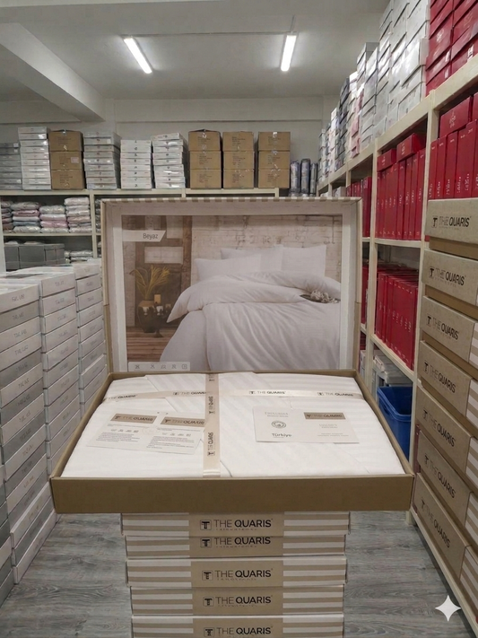 Saten pamuk posteljina set 4/1 uključuje: plahtu 240x240cm, navlaku 220x200cm i dvije jastučnice 50x70cm
