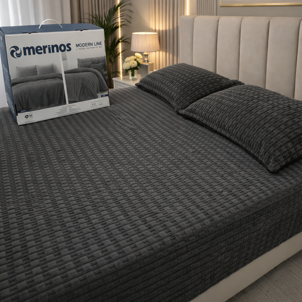 Set 3/1 plišane posteljine  – Deka 220×240 cm + 2 jastučnice 50×70 cm