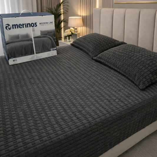 Set 3/1 plišane posteljine  – Deka 220×240 cm + 2 jastučnice 50×70 cm