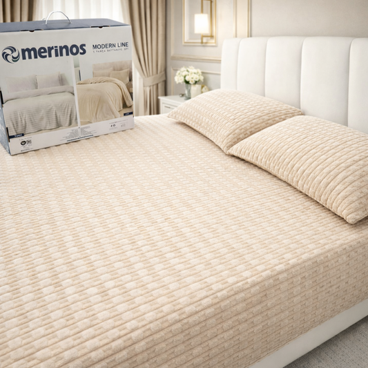 Set 3/1 plišane posteljine  – Deka 220×240 cm + 2 jastučnice 50×70 cm